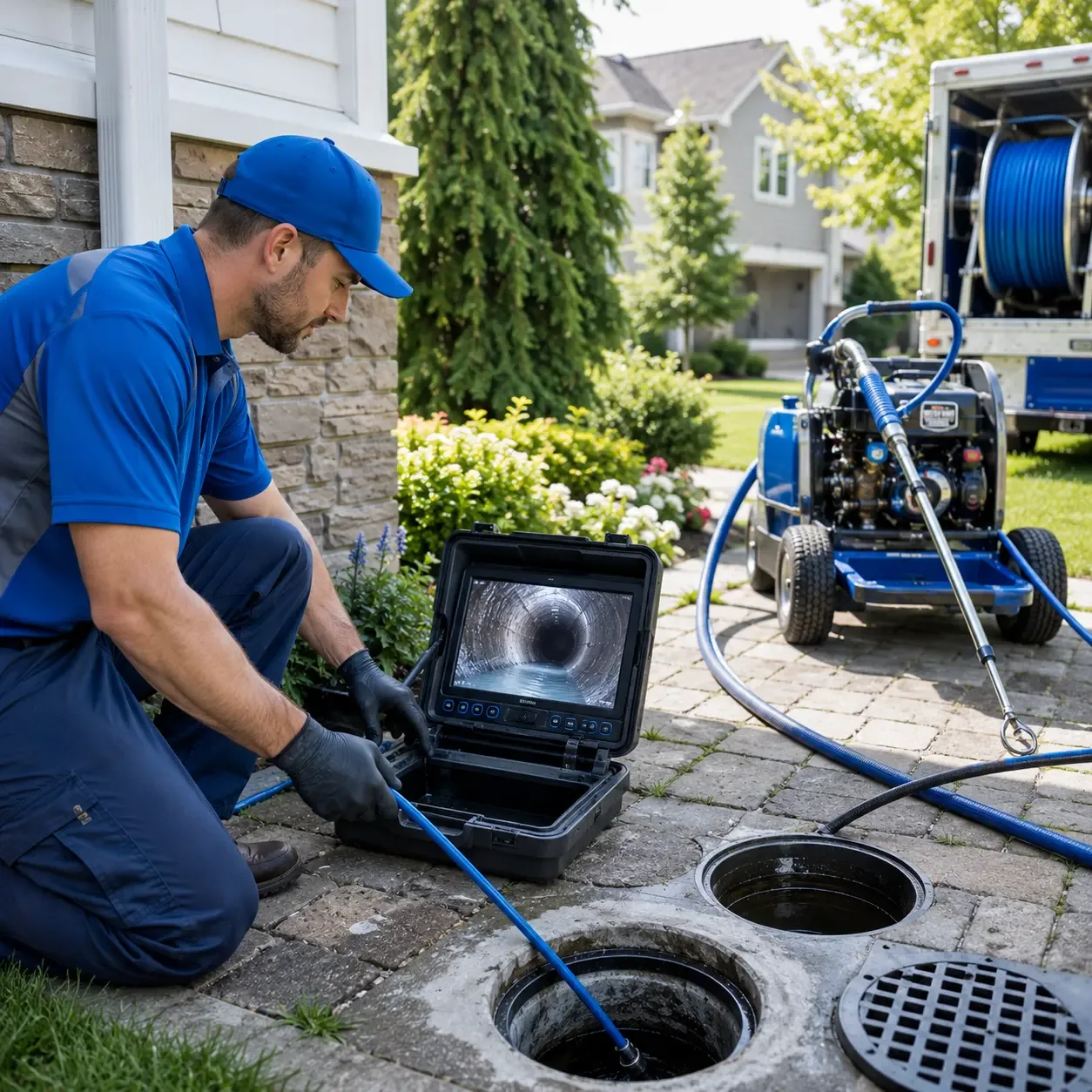 Outdoor drain cleaning professionals serving Parsippany, NJ